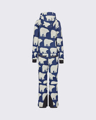 Navy & White - Bear Print