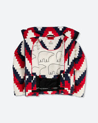 Navy, White & Red
