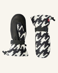Houndstooth - Black,Snow White