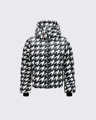 Houndstooth - Black,Snow White