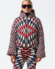 Red Twisted Houndstooth