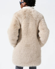 Cream Faux Fur