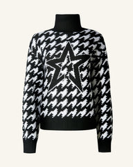 Black & White - Houndstooth Print