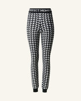 Houndstooth - Black,Snow White