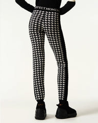 Houndstooth - Black,Snow White