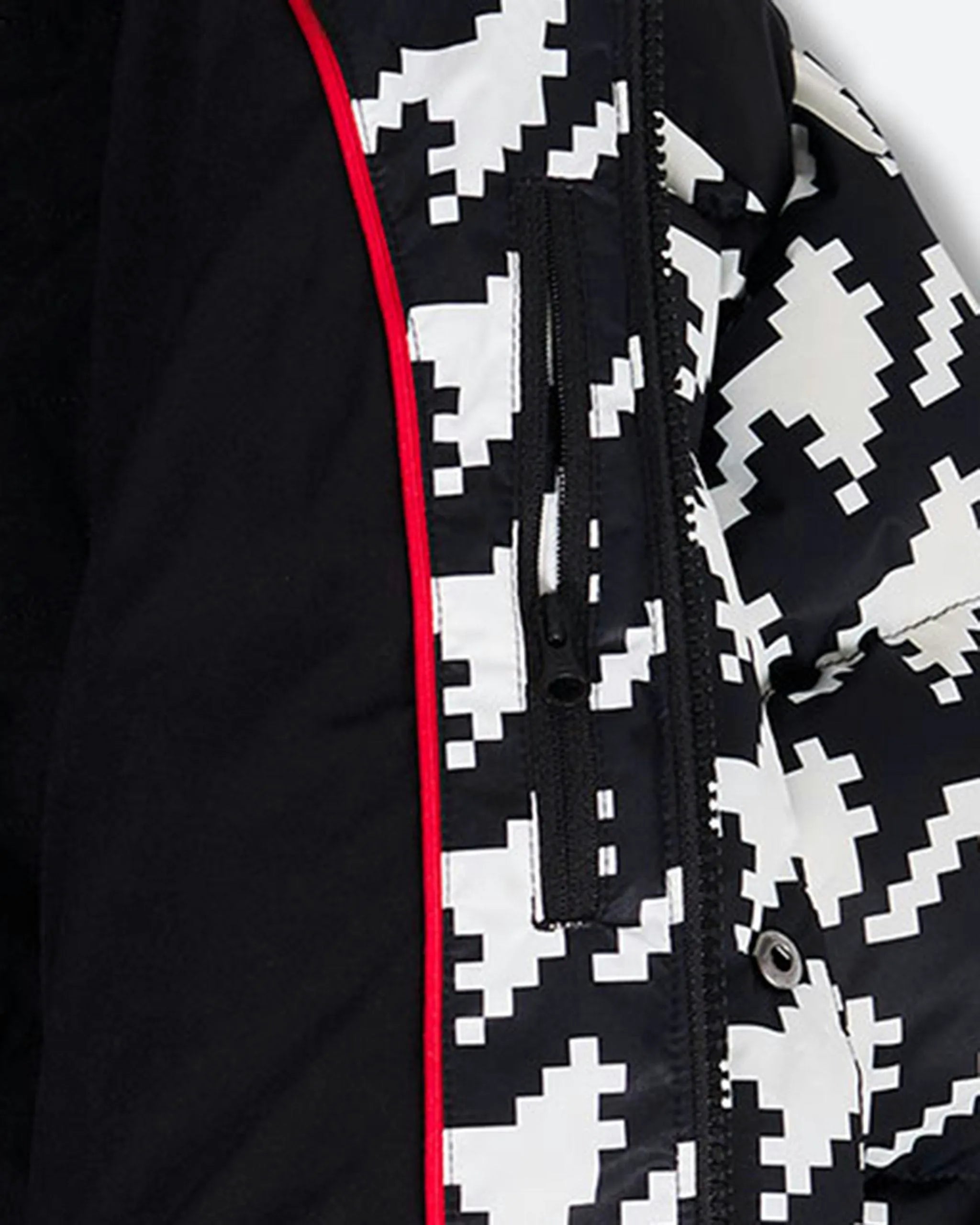 Houndstooth - Black,Snow White