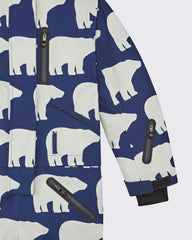 Navy & White - Bear Print