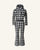 Houndstooth - Black,Snow White
