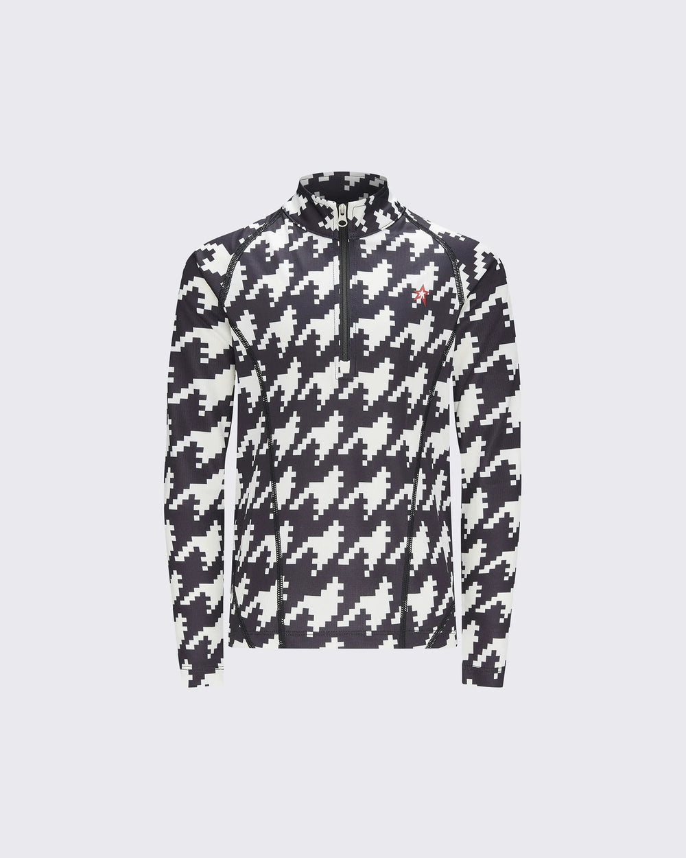 Houndstooth - Black,Snow White