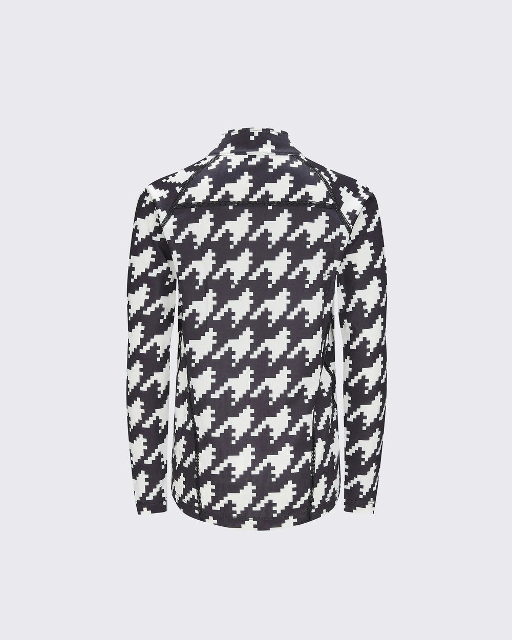 Houndstooth - Black,Snow White