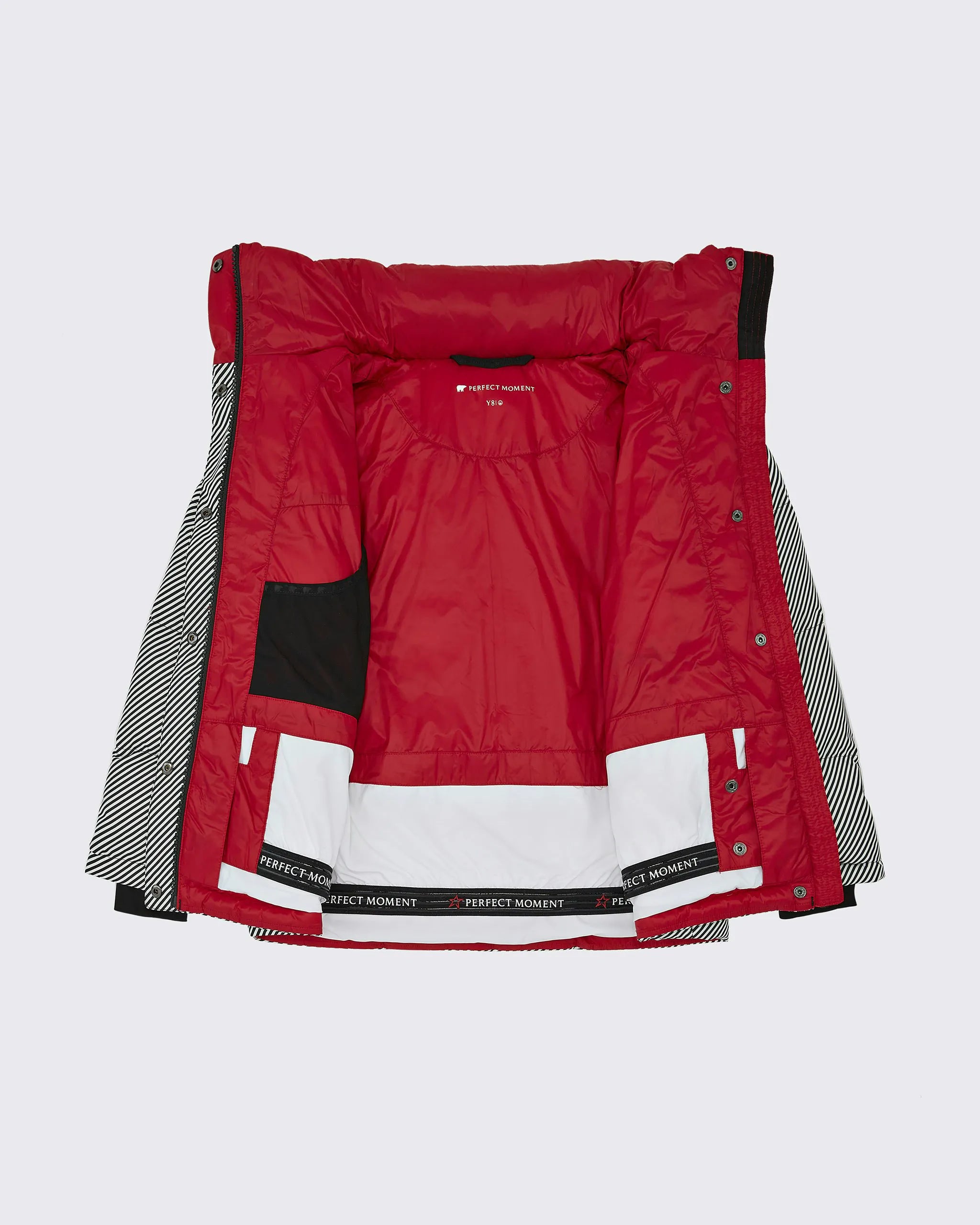Pin Stripe - Black,Snow White