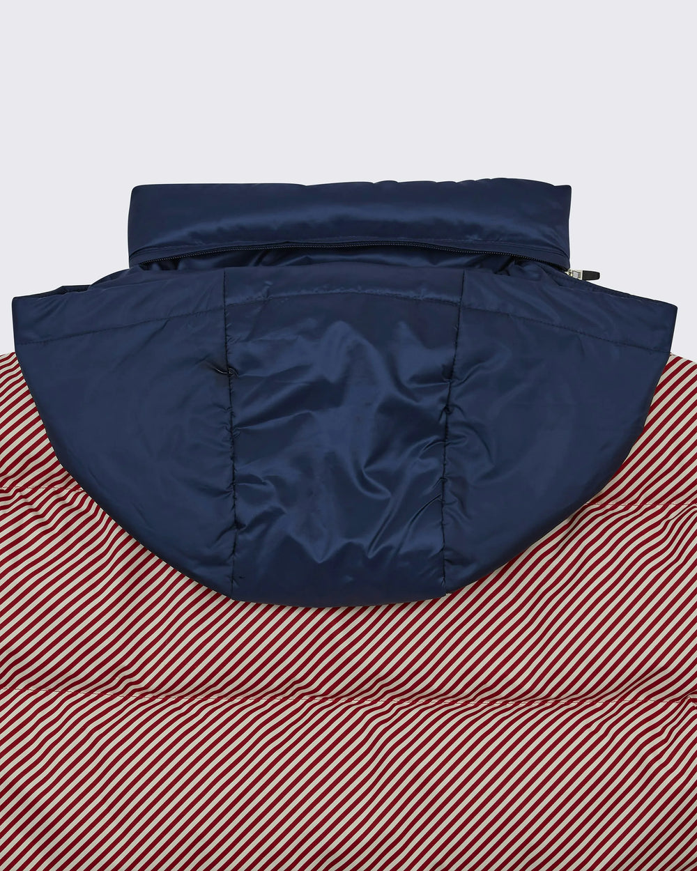 Pin Stripe - Red,Snow White