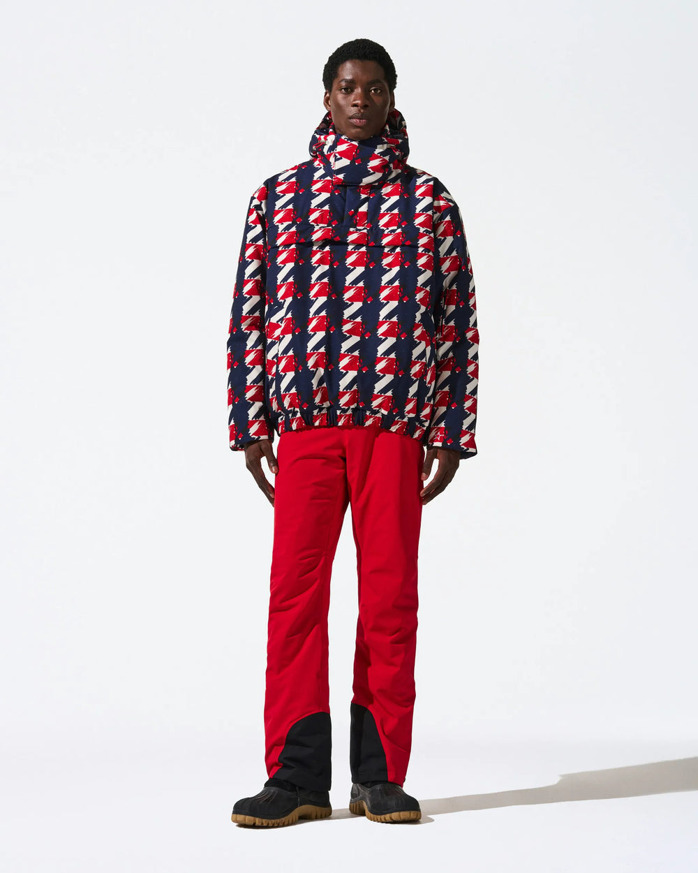 Navy, White & Red