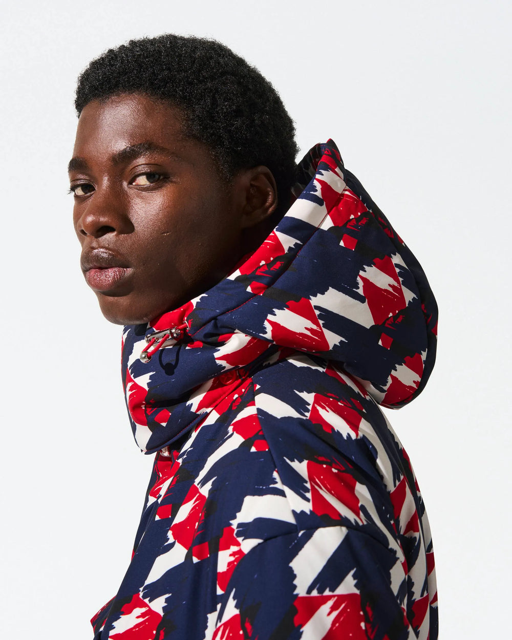 Navy, White & Red