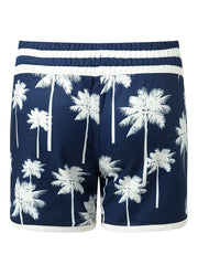 Navy & White - Palm Print