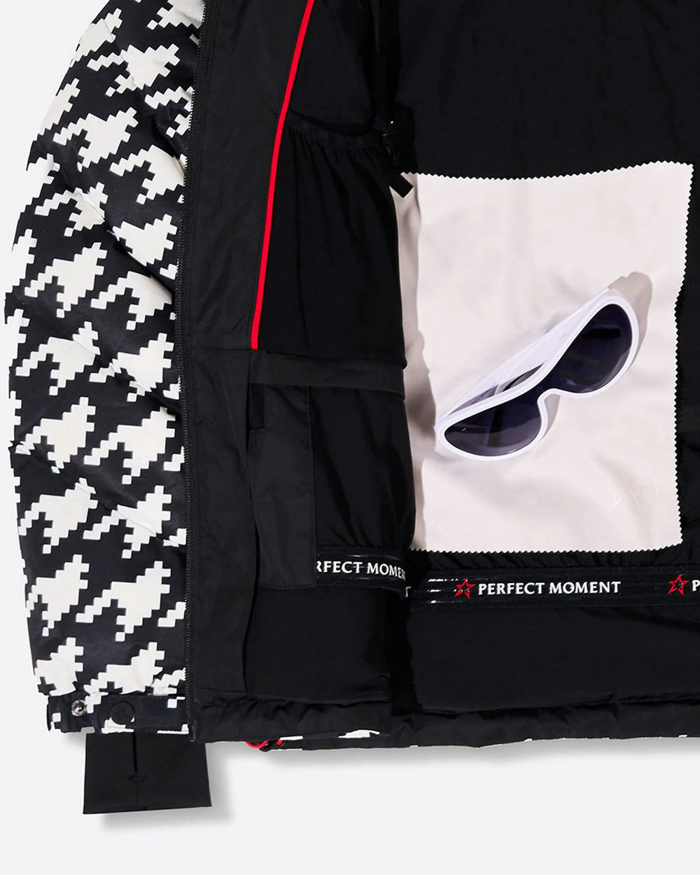 Houndstooth - Black,Snow White