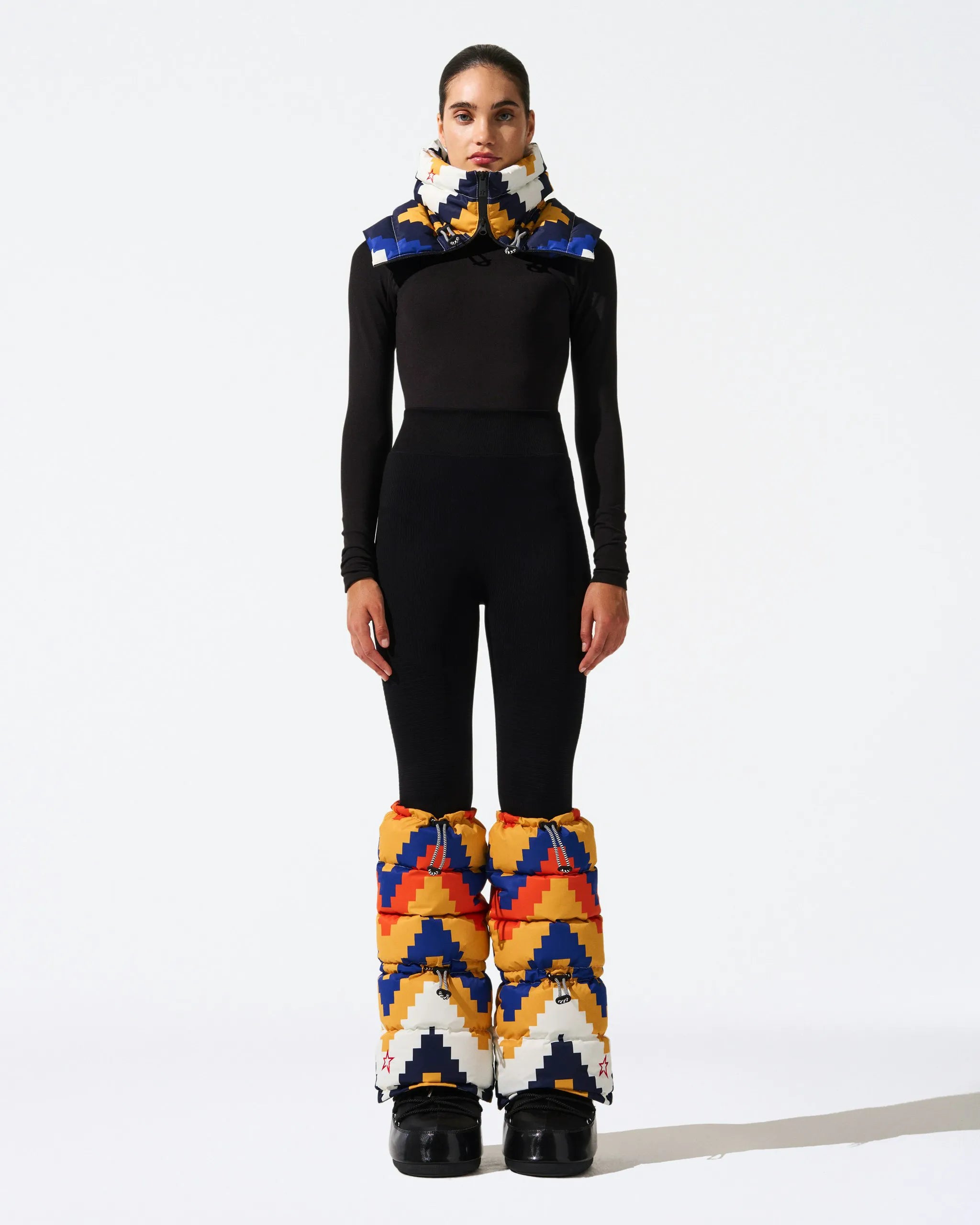 Canary Yellow Chevron Print