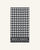 Houndstooth - Black,Snow White
