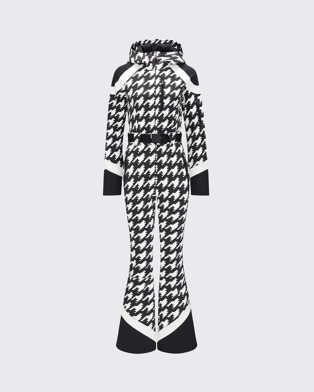 Houndstooth - Black,Snow White