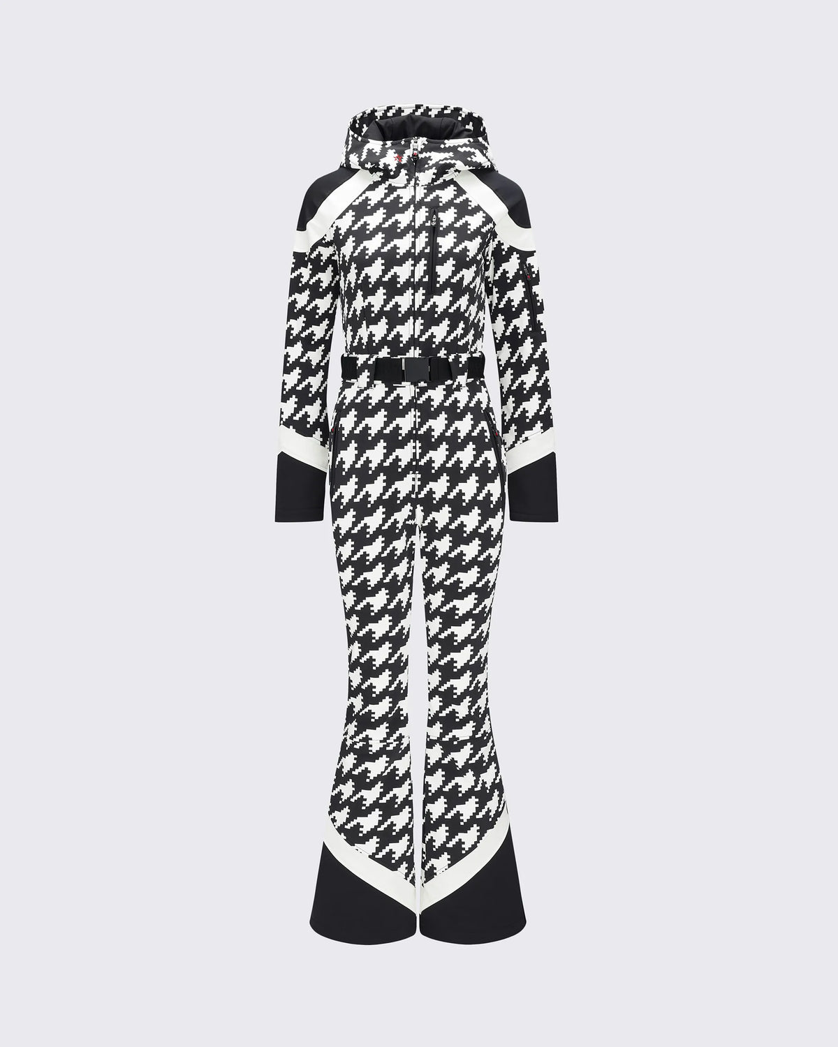 Houndstooth - Black,Snow White