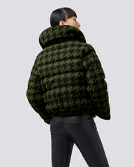 Houndstooth - Dark Green,Black