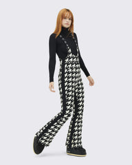 Houndstooth - Black,Snow White