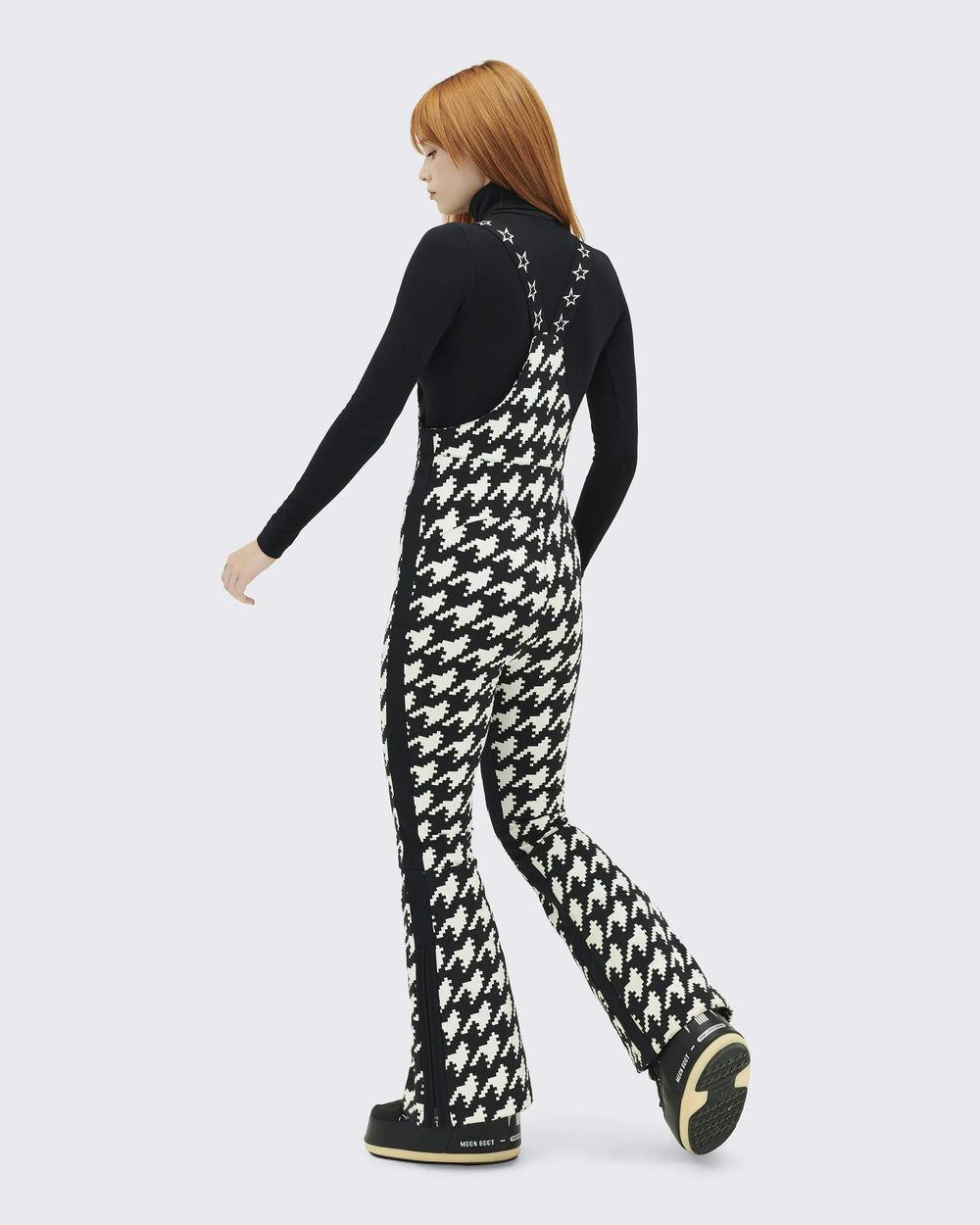 Houndstooth - Black,Snow White