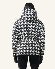Houndstooth - Black,Snow White