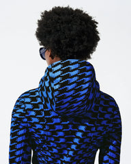 Indigo Twisted Houndstooth
