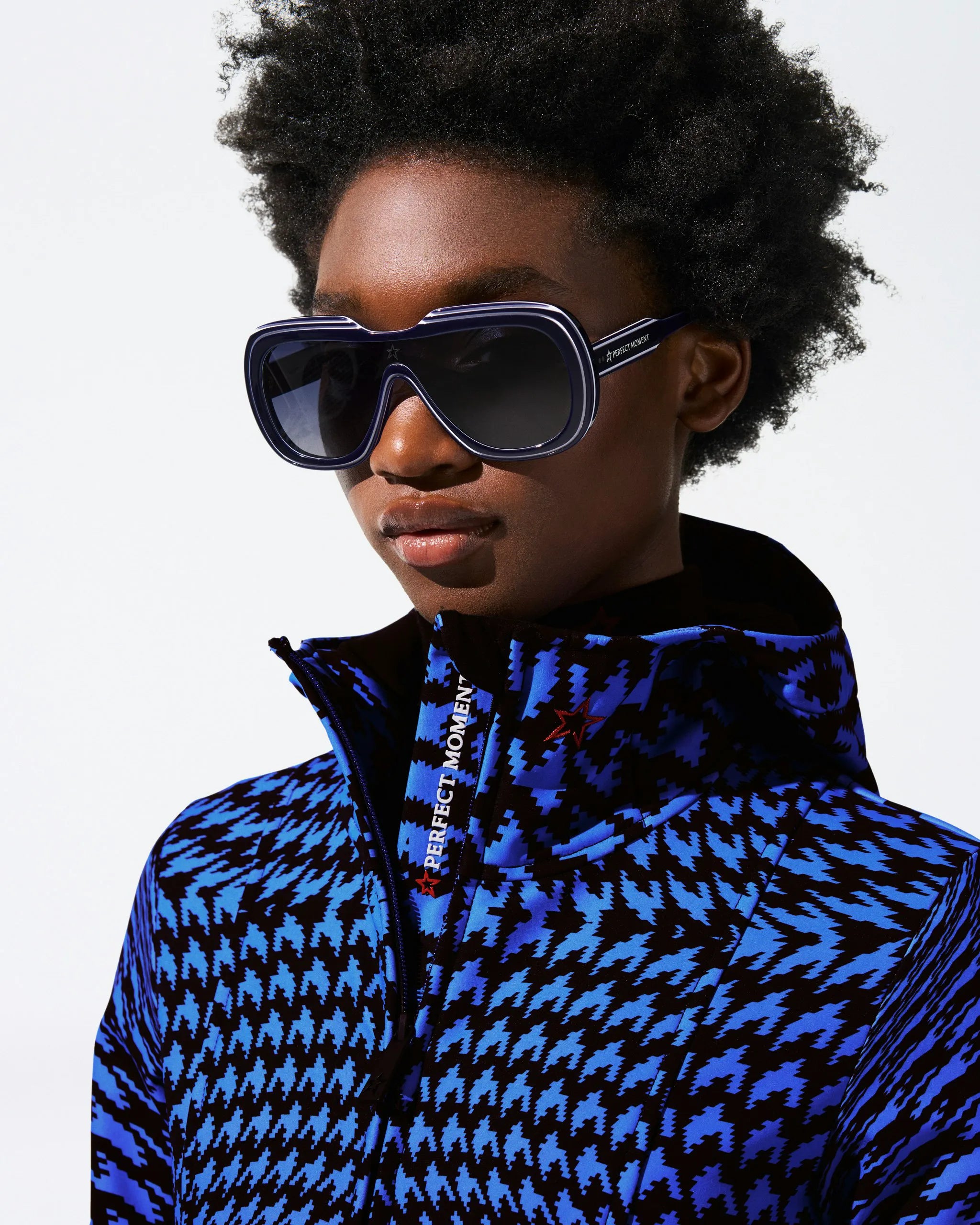 Indigo Twisted Houndstooth