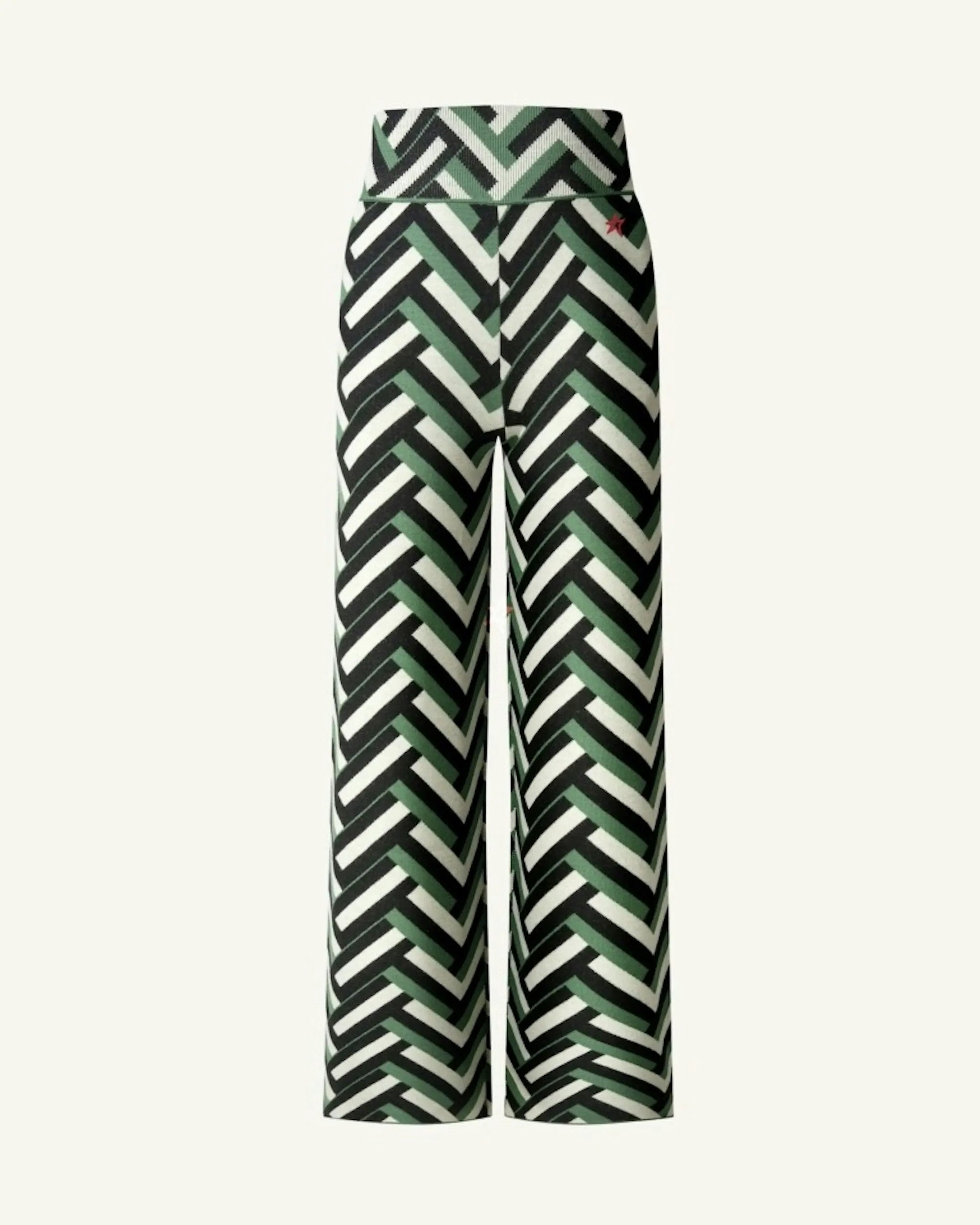 Waffle Print Green