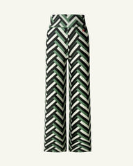 Waffle Print Green