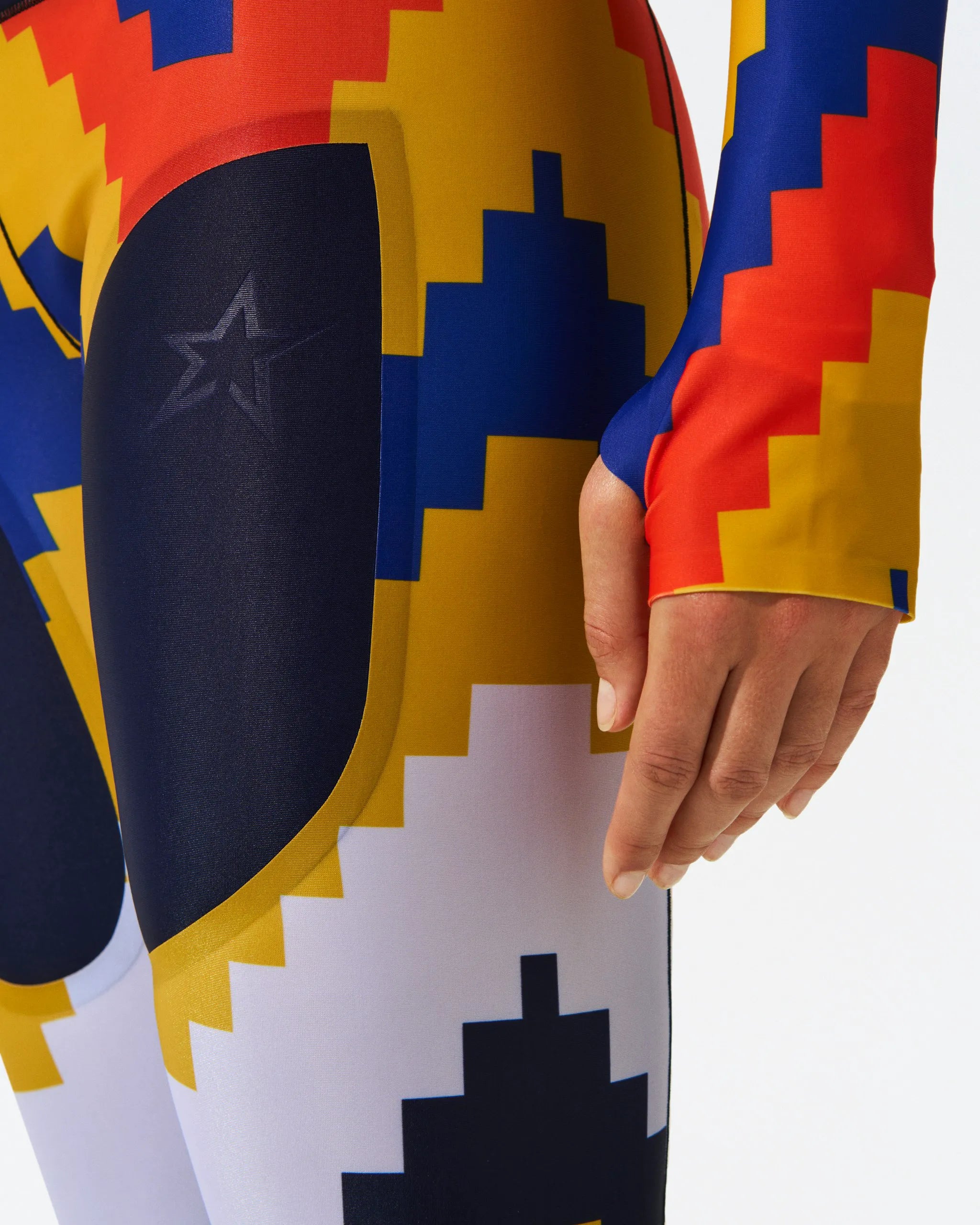 Canary Yellow Chevron Print
