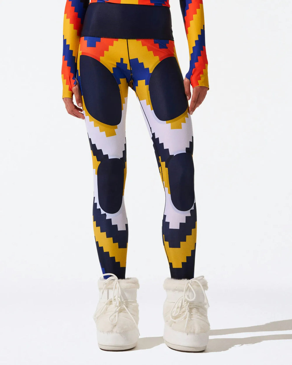 Canary Yellow Chevron Print