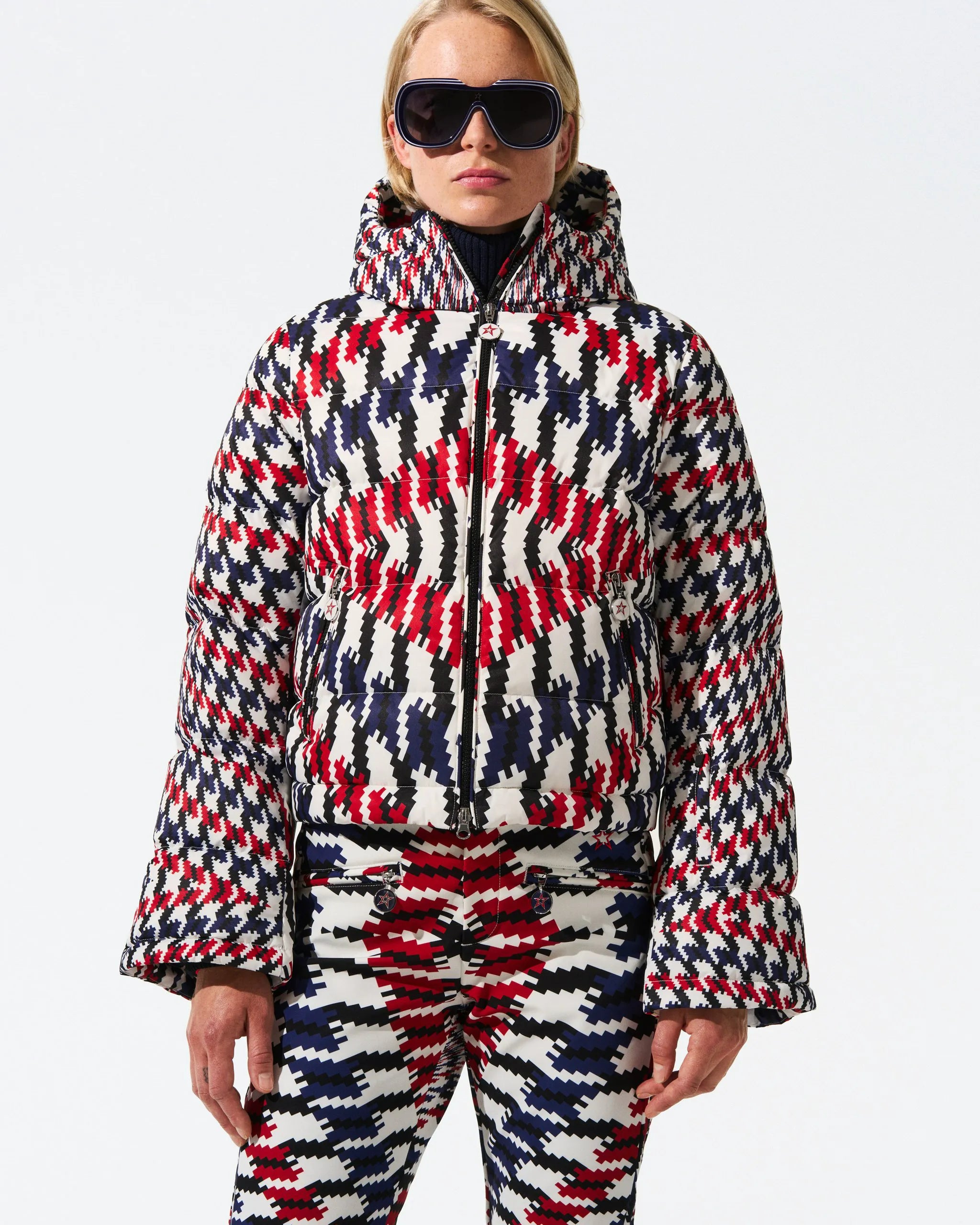 Red Twisted Houndstooth