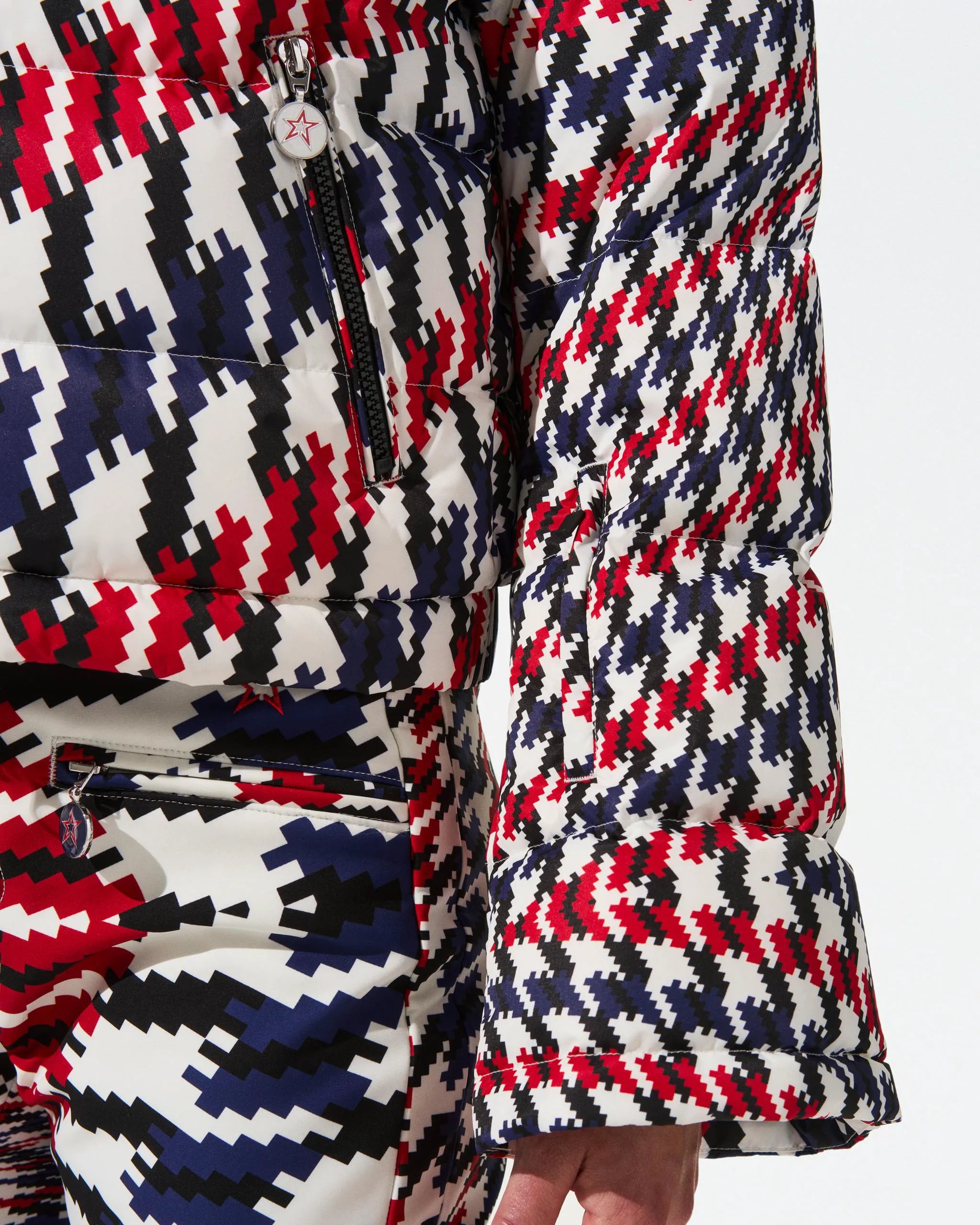 Red Twisted Houndstooth