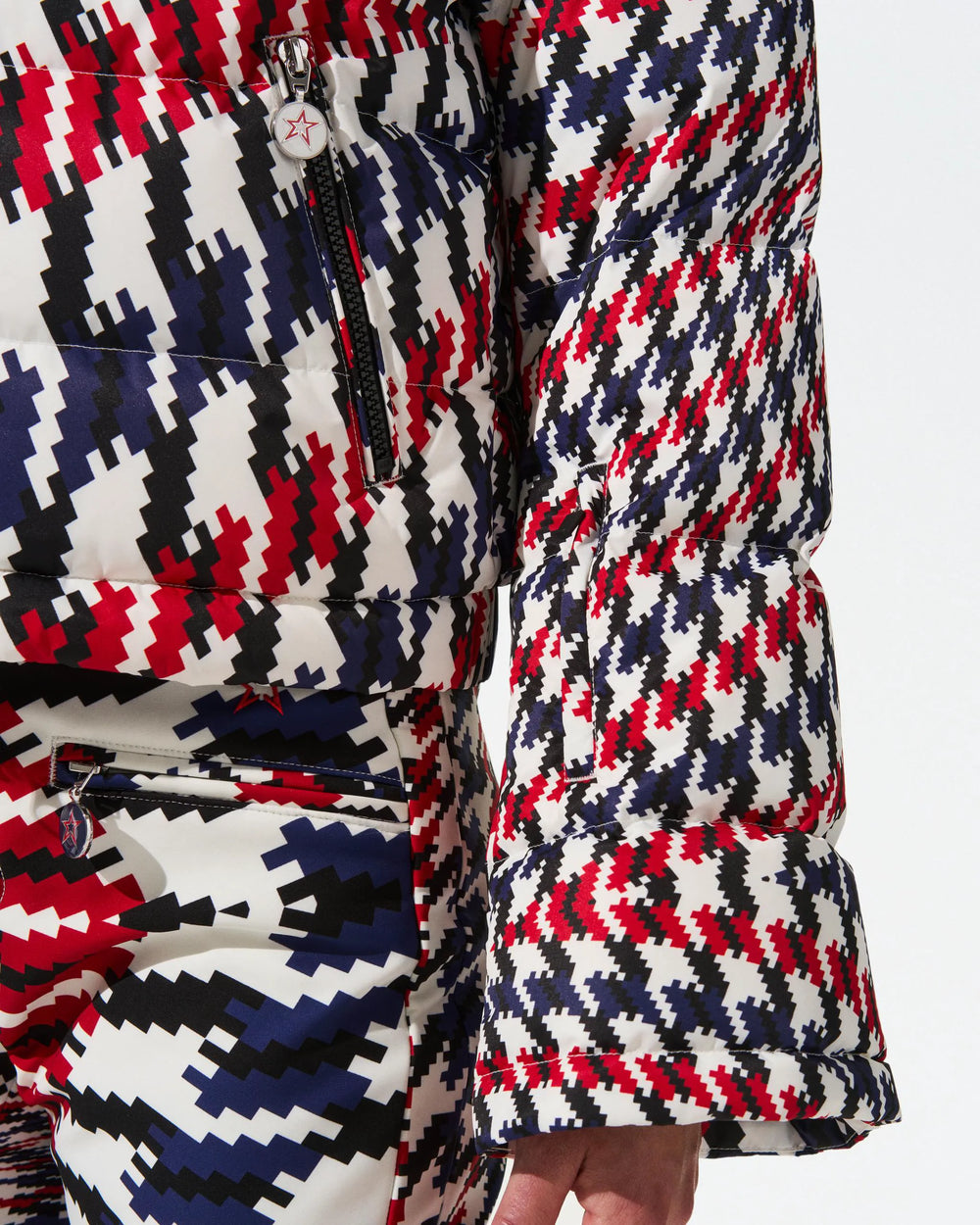 Red Twisted Houndstooth