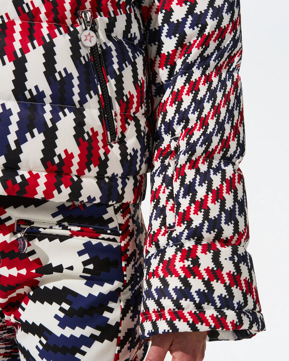 Red Twisted Houndstooth
