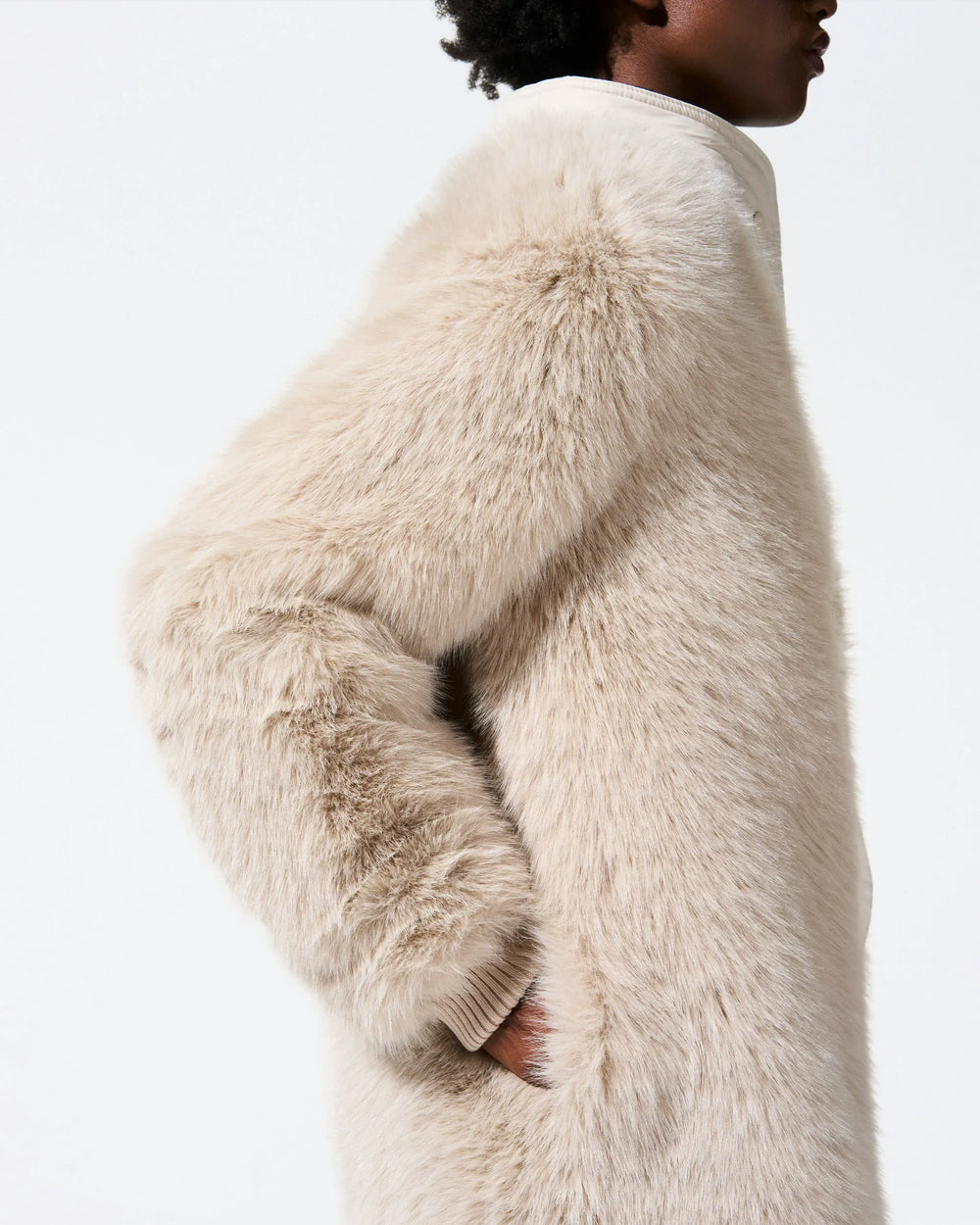 Cream Faux Fur