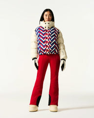 Waffle Print Red