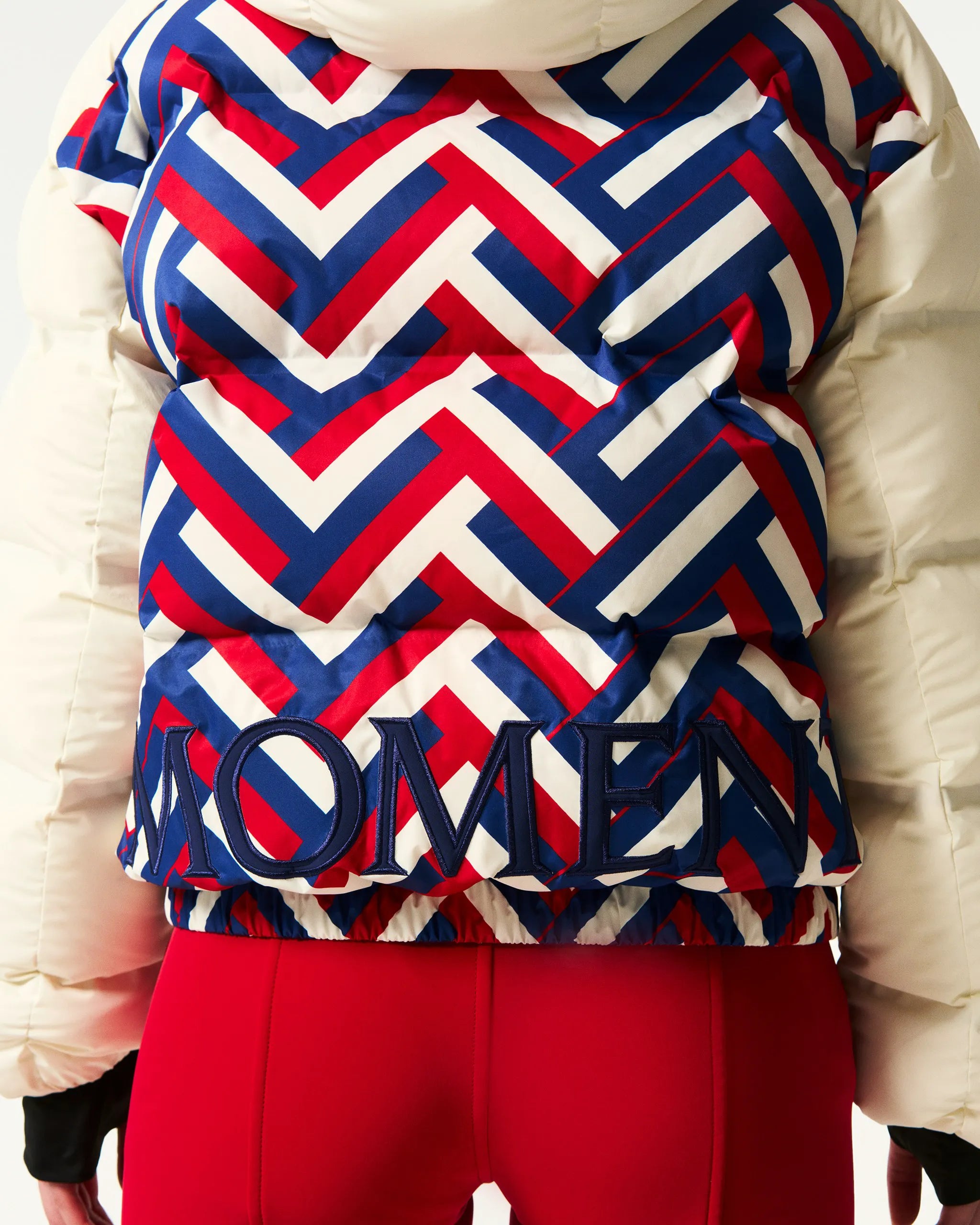 Waffle Print Red