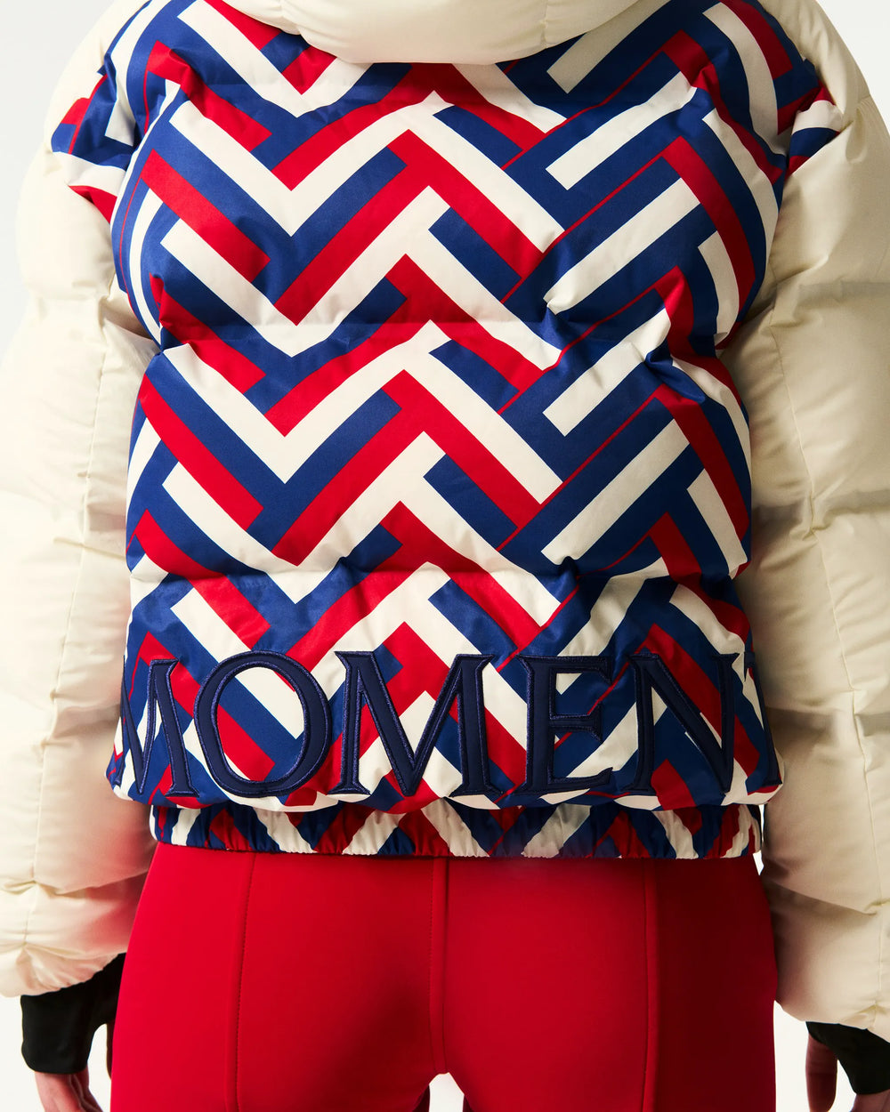Waffle Print Red