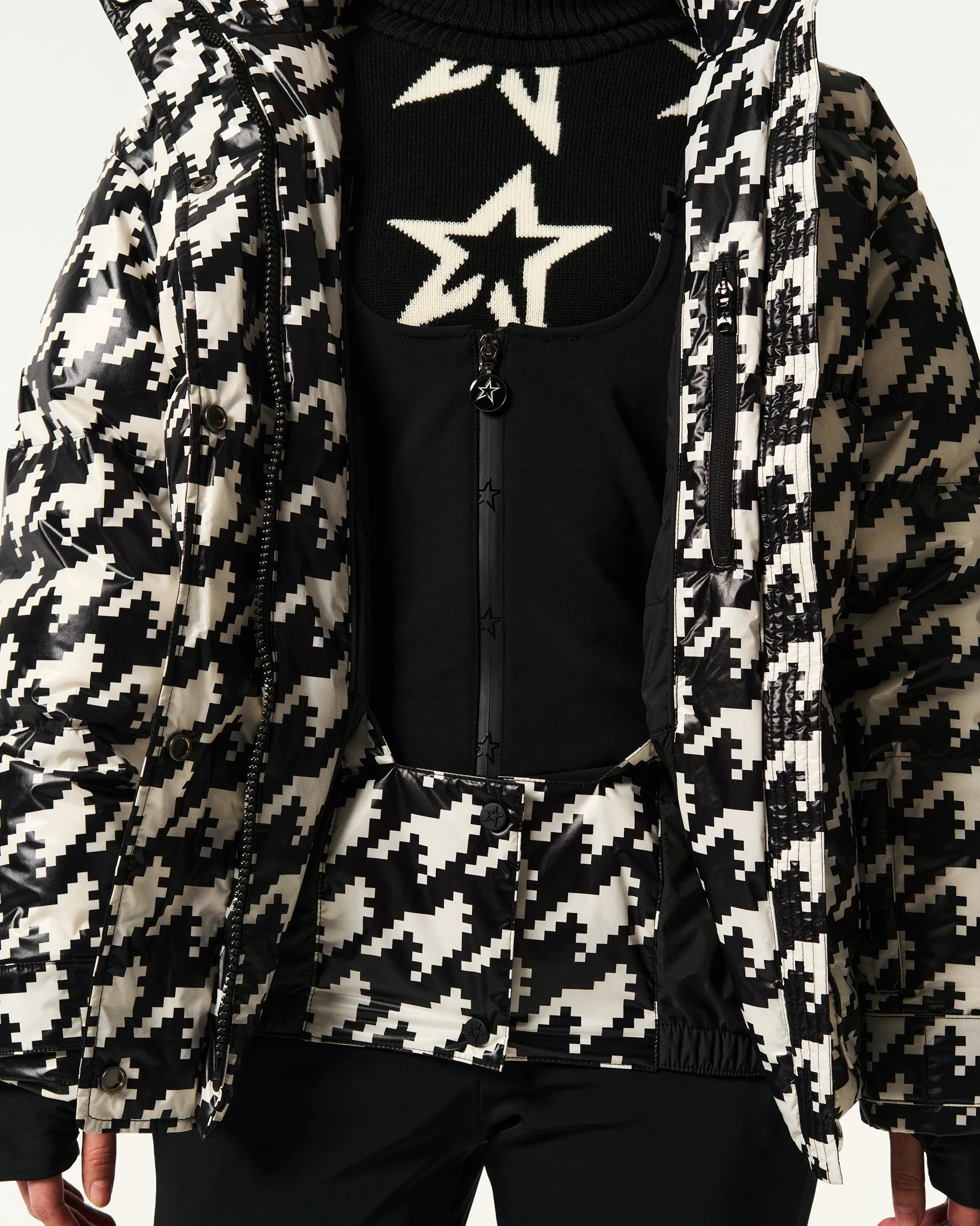 Black & White - Houndstooth Print