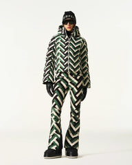 Waffle Print Green