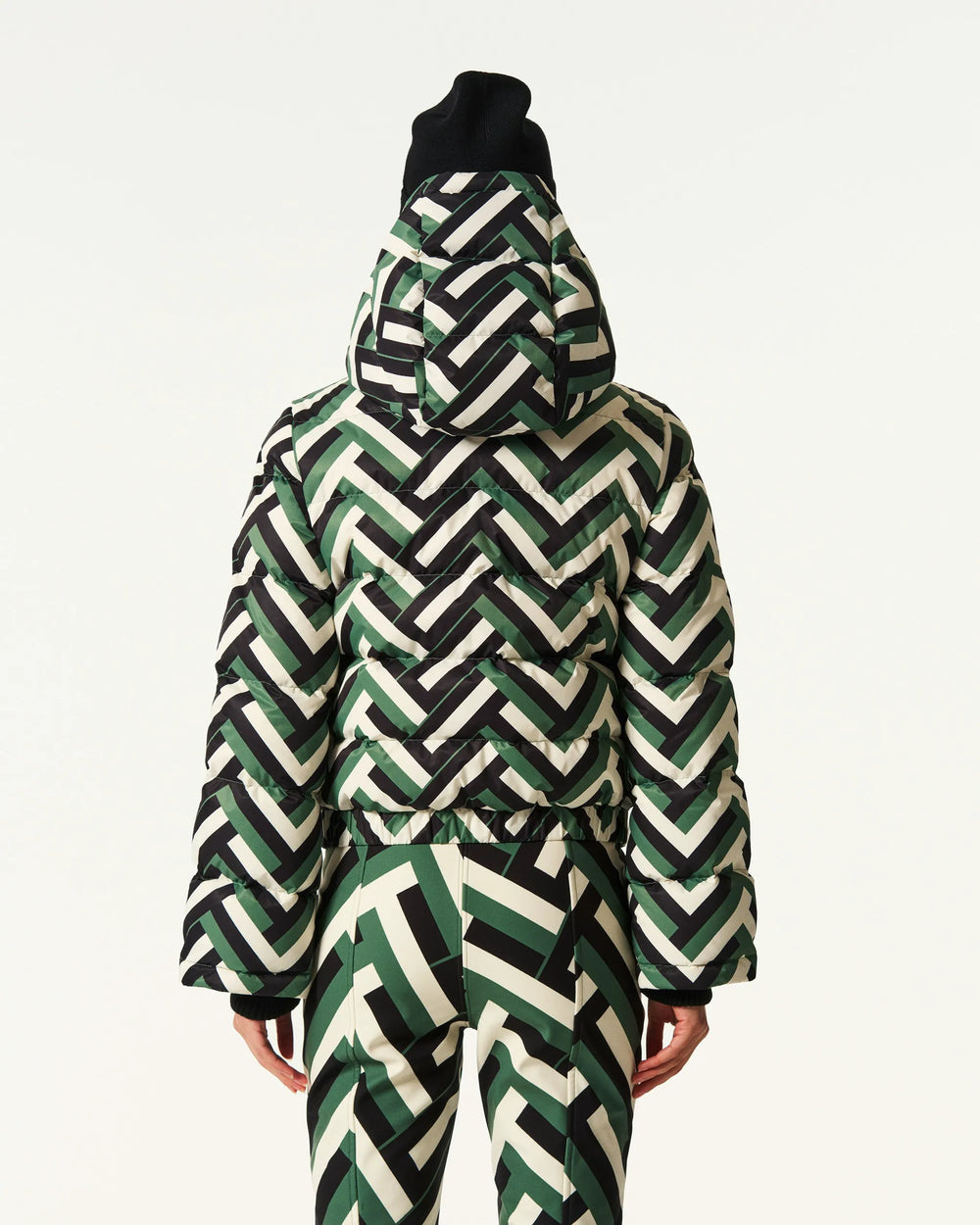 Waffle Print Green