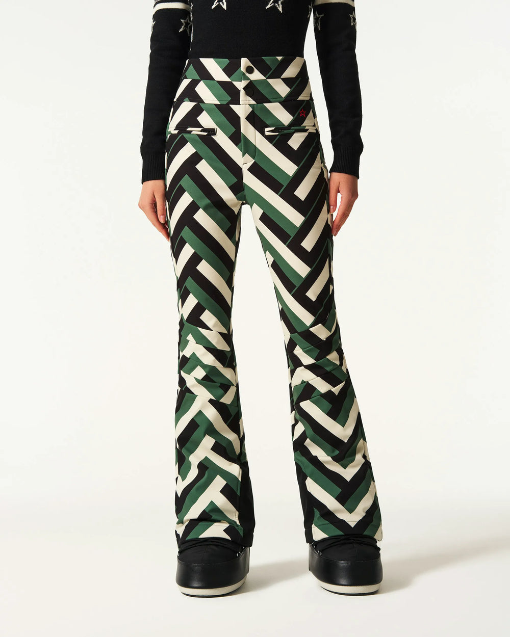 Waffle Print Green