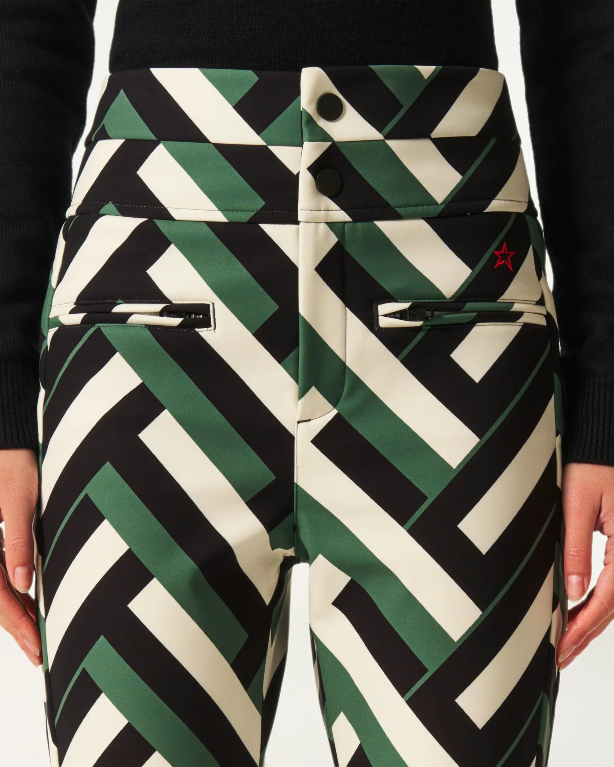 Waffle Print Green