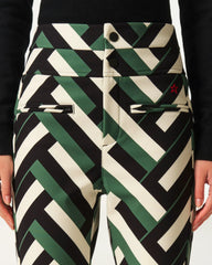 Waffle Print Green