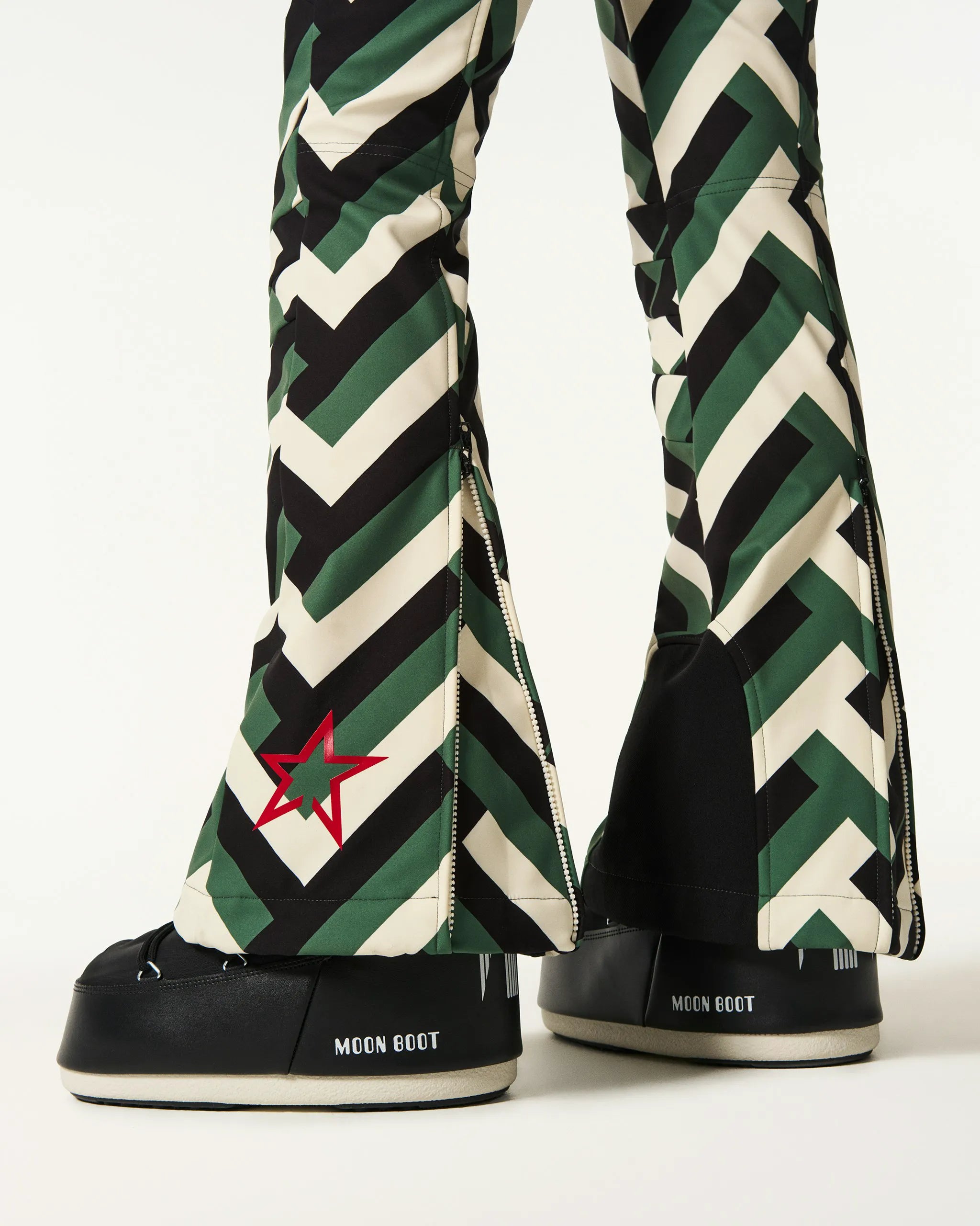 Waffle Print Green
