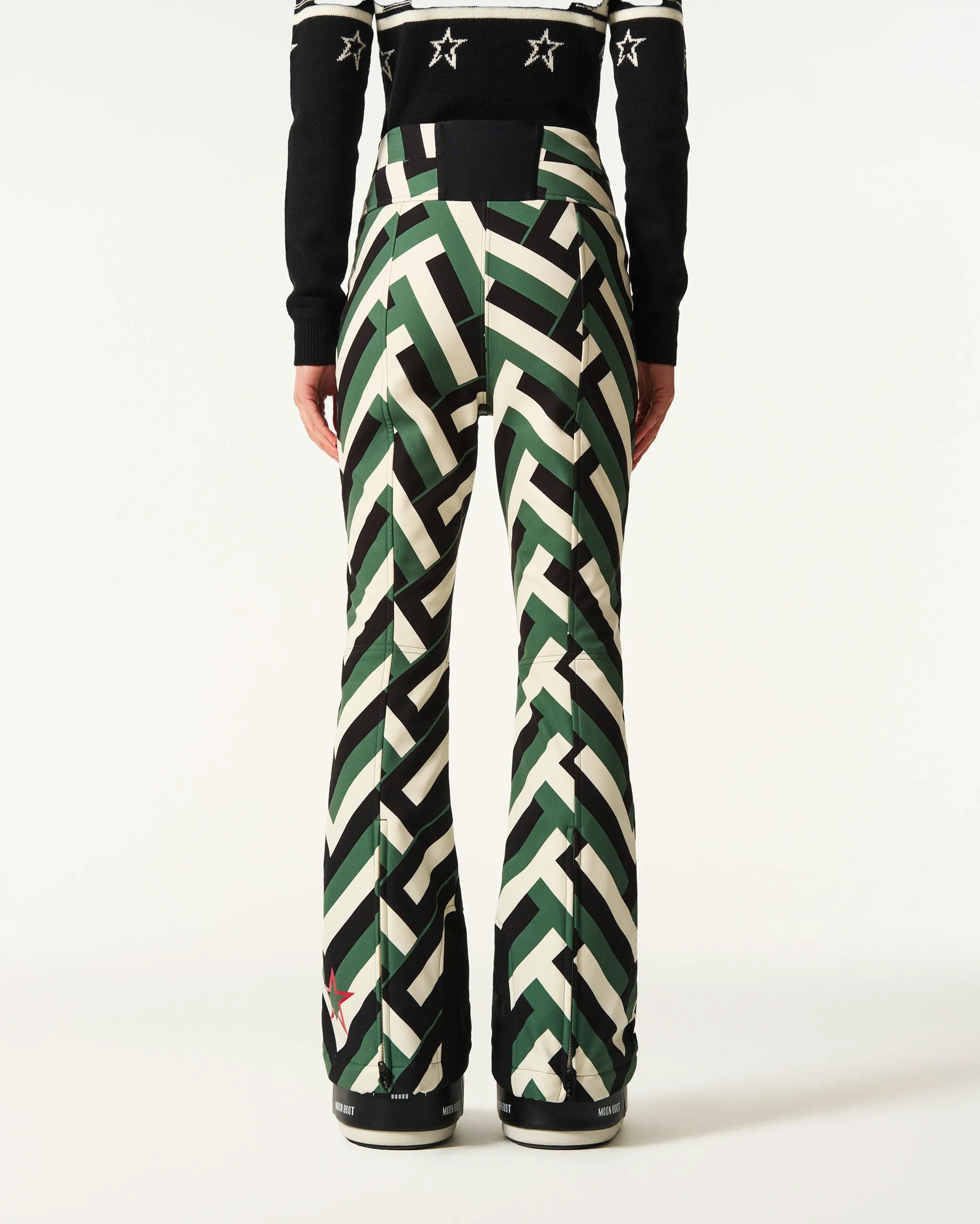 Waffle Print Green